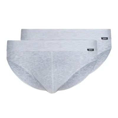 Immagine di Skiny Cotone retrò Slip, Argento Melange, L Uomo