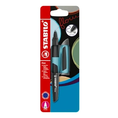 Immagine di Penna a sfera STABILO Flow in Ghiaccio Pack da 1 Cartuccia inclusa
