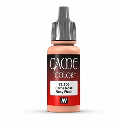 Immagine di Vallejo 72100 Colore Acrilico In Formula Opaca E Coprente A Base D&#039;acqua, Rosa (Rosy Flesh), 17 ml, 1 Pezzo