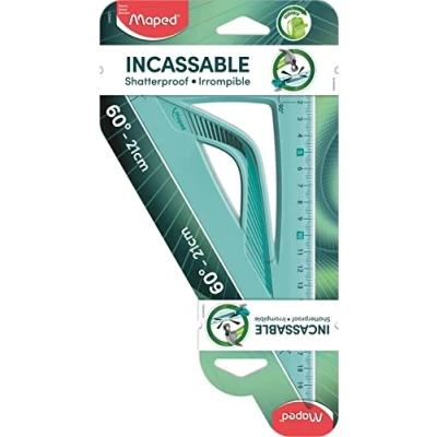 Immagine di MAPED SQUADRA CM 21 60 INFRANGIB