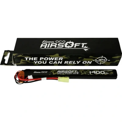 Immagine di Gens ace Batteria ricaricabile LiPo 11.1 V 1400 mAh Numero di celle: 3 25 C Piatta Mini Tamiya
