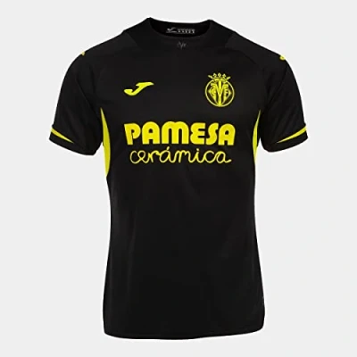 Immagine di Villarreal CF Maglietta Ufficiale da Partita Terza Divisa 22/23, a Maniche Corte, Unisex, Nero, S