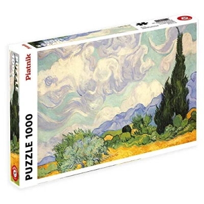 Immagine di Piatnik Van Gogh Wheat Field with Cypresses Puzzle, 1000 Pezzi