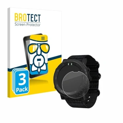 Immagine di brotect Pellicola Protettiva Vetro per Suunto Core Alpha Protezione Schermo (3 Pezzi) [Durezza Estrema 9H, Chiaro]