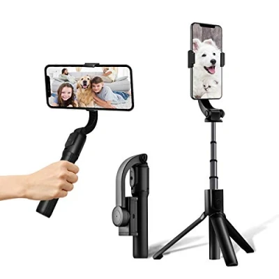 Immagine di Stabilizzatore per cellulare, Gimbal, con telecomando Bluetooth, Selfie Stick Vlog/Youtuber/Live Stream, compatibile iPhone e Android