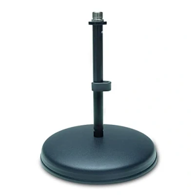 Immagine di Keepdrum MS032 Supporto per microfono, treppiedi da tavolo, nero