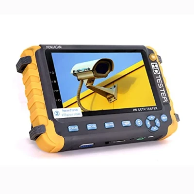 Immagine di Tester per videocamera di sicurezza, con monitor IV8W da 5 pollici TFT LCD, 4 in 1, 8 MP, AHD, TVI, CVI, CVBS, supporto video HD coassiale, ingresso VGA HDMI, uscita DC 12 V