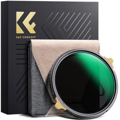 Immagine di K&amp;F Concept Nano X PRO 2 in 1 Filtro Polarizzatore Circolare Variabile ND2 32 (1 5 Stops), &amp; CPL con Rivestimento a 36 Strati Vetro Ottico per Obiettivi 67mm