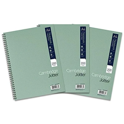Immagine di Cambridge Jotter Bloc notes A4, 3 pz, colore: Verde