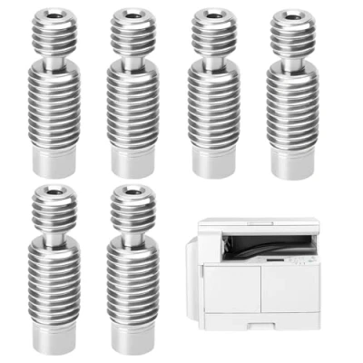 Immagine di 6 Pezzi V6 Tubo gola in acciaio inox con teflon, interamente metallo, 1,75 mm, per E3D Makerbot Reprap 3D (Argento)
