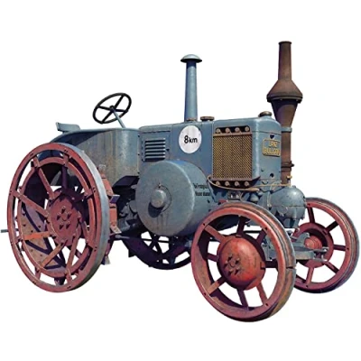 Immagine di Miniart 24001 German Agricultural Tractor D8500 MOD. 1938 Scala 1:24, Model Kit, Modello in Plastica da Montare, Modellismo, Colore Modellato, MA24001