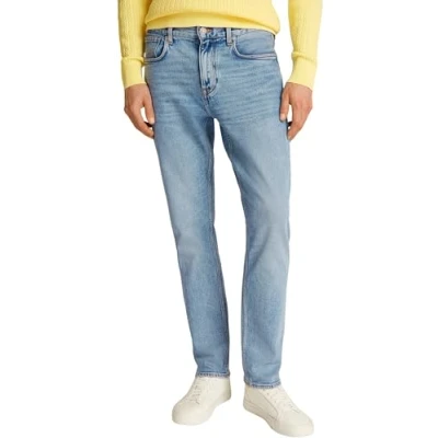 Immagine di Tommy Hilfiger Regular Mercer Straight Jeans a sigaretta, Uomo, Taglia: 40x34, Reef indigo