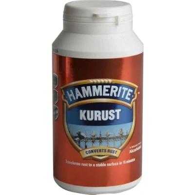 Immagine di Hammerite Aniruggine Kurust, Bottiglia da 250 ml, Non necessita di Primer né Una Mano Fondo, Applicazione Rapida