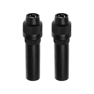 Immagine di eMagTech 2 pezzi DIN femmina vite su adattatore antenna di ricambio in linea presa auto radio accessori nero