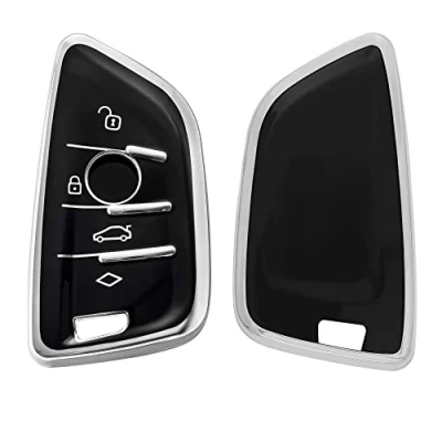 Immagine di kwmobile Cover Chiave Auto Compatibile con BMW 3 tasti Smart Key Custodia Chiavi Copri Telecomando Copertina Copertura in Silicone TPU