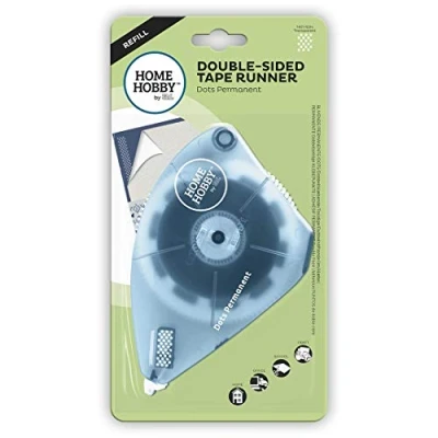 Immagine di HomeHobby by 3L Nastro Biadesivo, Punti di Ricarica, Runner Grand Refill, Double Sided Dots Permanent, Clear, 42M