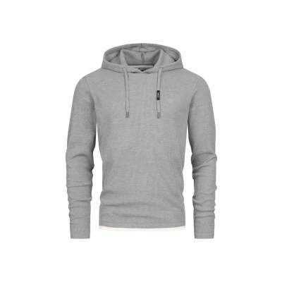 Immagine di Indicode Uomini INMarto Sweatshirt Felpa con Cappuccio Lt Grey S