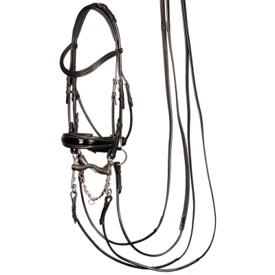 Immagine di Harry&#039;s Horse Briglia S&amp;T Grand Prix Cob Nero