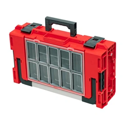 Immagine di QBRICK SYSTEM Cassetta Attrezzi Vuota Porta ONE 200 2.0 Expert RED Ultra HD Rosso 600 x 400 205 mm