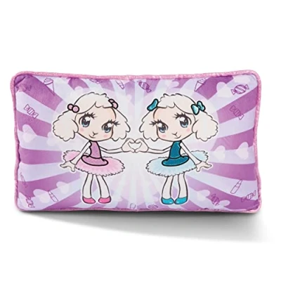 Immagine di NICI Twinsies cuscino coccoloso Soffice guanciale a tema pecora per bambine, bambini e bebè Cuscini rettangolari di peluche, 43 x 25cm