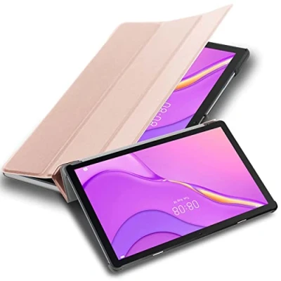 Immagine di Cadorabo Custodia Tablet compatibile con Huawei MatePad T 10 (9.7 Zoll) / 10s (10.1 in ORO ROSA PASTELLO Copertura Protettiva Molto Sottile di Similpelle SENZA Auto Wake Up e Funzione Stand