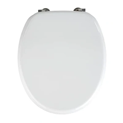 Immagine di Wenko Sedile WC Valencia Bianco con Fissaggio in Acciaio Inossidabile