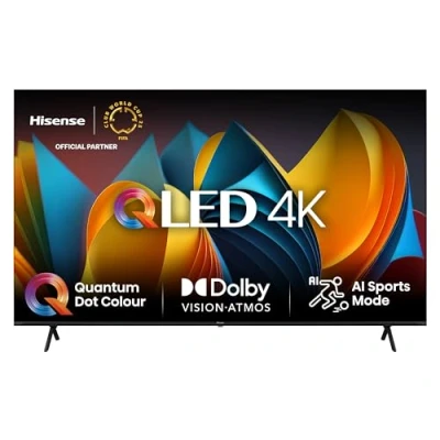 Immagine di Hisense TV 50&quot; QLED 4K 50E77NQ, Smart VIDAA U7, Dolby Vision, HDR 10+, Game Mode Plus, Atmos, Alexa Built in, Voice, Tuner DVB T2/S2 HEVC 10, lativù
