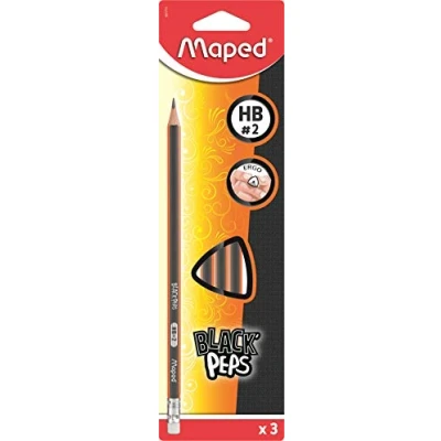 Immagine di Maped Matite Grafite Hb In Blister X3 Con Gomma