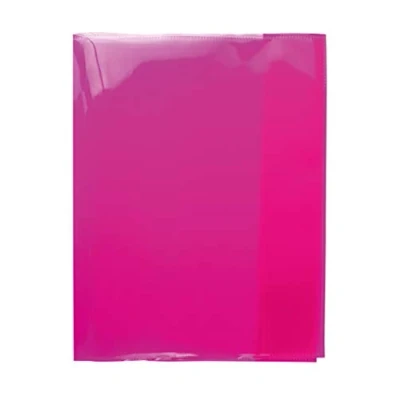 Immagine di HERMA 19625 Quart Copertina per quaderni, trasparente, rosa, 10 pezzi, in pellicola di polipropilene resistente, lavabile, extra spessa, quaderni scolastici, colorati