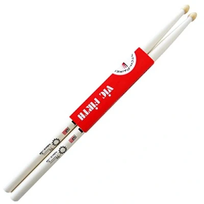 Immagine di Vic Firth Bacchette per Batteria Serie Signature Thomas Lang Punta di Legno Bianche