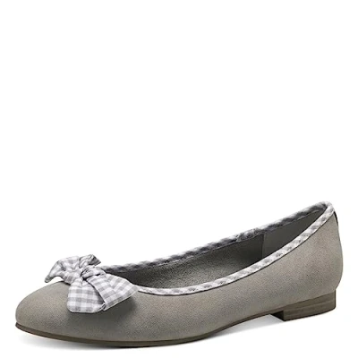 Immagine di MARCO TOZZI Ballerine Donna Basse con Fiocco, Marrone (Taupe Comb), 39 EU
