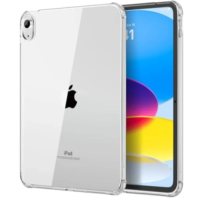 Immagine di MoKo Custodia per iPad 10a Generazione 10,9&quot; 2022, 10 Gen. Cover Protettiva in TPU Trasparente Morbido Antiurto Sottile e Leggero con Copertura Posteriore Trasparente,