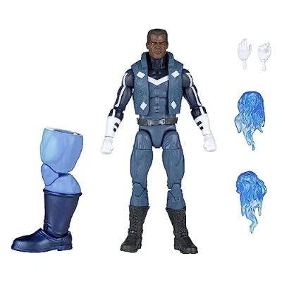 Immagine di Marvel Hasbro Legends Series, Blue Costume degli Ultimates, Action Figure collezionabile da 15 cm, Giocattolo con 4 Accessori e 1 Parte Build A Figure, Multi