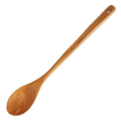 Immagine di Cucchiaio gigante in legno con manico lungo, per cucinare e mescolare utensili da cucina, grandi cucchiai