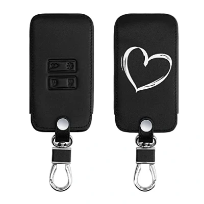 Immagine di kwmobile Custodia Compatibile con Renault 4 tasti Smart Key (solo Keyless Go) Cover Chiavi Auto Protezione Copri Telecomando Chiave Copertura Cuore