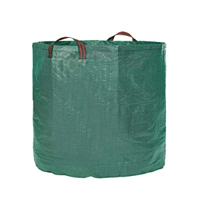 Immagine di Sacchetti per rifiuti da giardino, riutilizzabili, giardinaggio, prato, detriti contenitore pop up erba e foglie, 60 litri