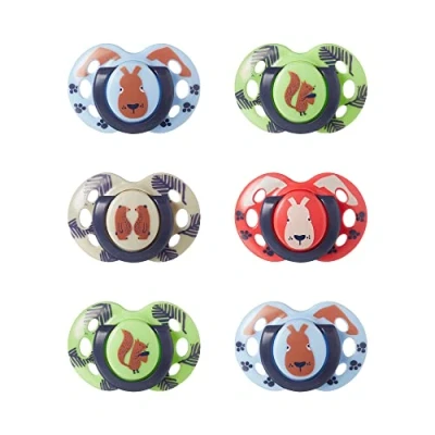 Immagine di Tommee Tippee Succhietto Fun, 6 18 mesi, confezione da succhietti simmetrici, senza BPA