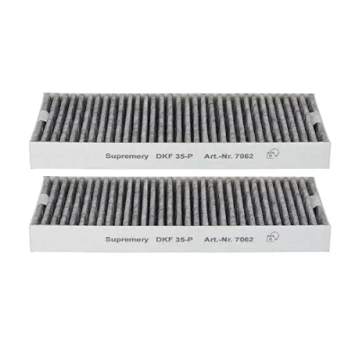 Immagine di Supremery 2 filtri ai carboni attivi compatibili con cappe Miele DKF 35 P filtro antiodore carbone attivo