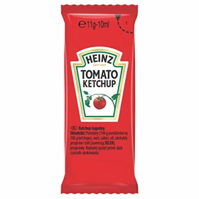 Immagine di Heinz Sachet Ketchup, 10 ml (200 Confezioni)