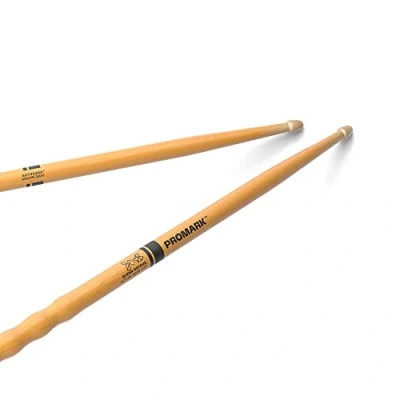 Immagine di ProMark Bacchette Batteria Glenn Kotche Drum Sticks ActiveGrip Diventa più aderente con il sudore delle mani Finitura Active Grip, Punta di ghianda, Legno hickory 1 Coppia