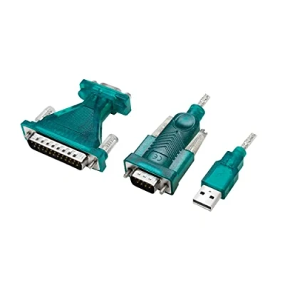 Immagine di LogiLink Seriale Adattatore [1x Spina a USB 2.0 1x SUB D 9 poli, 25 poli] 1.3 m Verde