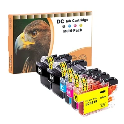 Immagine di D&amp;C LC3219 XL Cartuccia d&#039;inchiostro compatibile per Brother LC 3217 3219 MFC J5330DW J5335DW J5730DW J5930DW J6530DW J6930DW J6935DW (5 Pack)