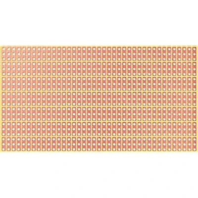 Immagine di Rademacher 790 1 Circuito stampato a strisce triple (25 pezzi) Cartoncino 50 x 100 mm,passo 2,54 mm,39 tracce in catena di punti,rivestimento rame unilaterale 35 µm, spessore della basetta 1,6 mm