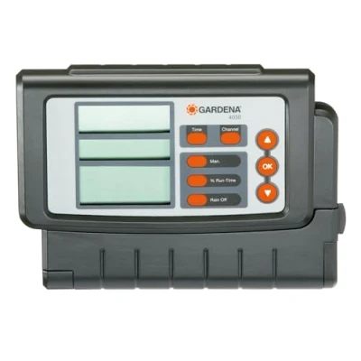 Immagine di Gardena Centralina Classic 4030: Computer di irrigazione per l&#039;irrigazione automatica, grande display, sino a 4 valvole (1283 20)