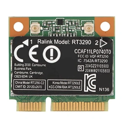 Immagine di Scheda di Rete PCI E, RT3290 2.4G 150Mbps 802.11N Mini E WiFi Wireless Bluetooth 3.0 per Computer con Porta