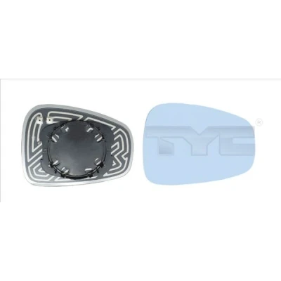 Immagine di TYC 301 0040 1 Vetro Specchio Retrovisore Sx ALFA ROMEO: 159 Sportwagon, Sedan, MiTo