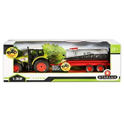 Immagine di STARLUX Set Trattore e spandiconcime Claas Celtis 446, Multicolore, 39912, 802038