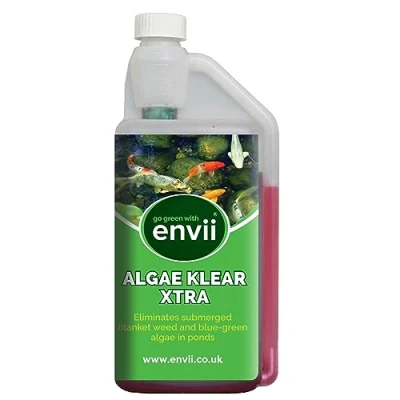 Immagine di Envii Algae Klear Xtra Agisce Modo e in Rapidamente Mirato Contro per laghetti alghe rimozione 1L tratta 20.000 litri