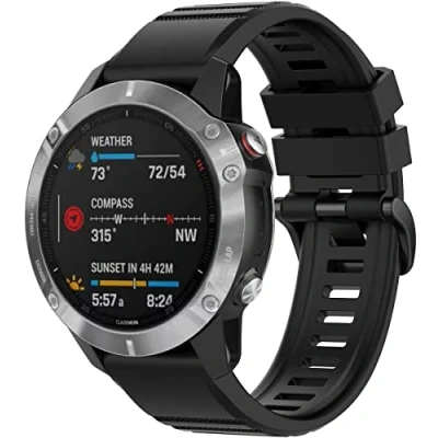 Immagine di Shieranlee Fenix 7 Cinturino,22mm Quick Fit Cinturino di Ricambio in Silicone per Garmin 5/Fenix 5 Plus/Forerunner 935/Fenix 6/Fenix 6 Pro/Fenix 7/Fenix Solar/Fenix Sapphire Solar