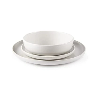 Immagine di Excelsa &quot;Nordic&quot; Servizio Tavola 12 Pezzi, Ceramica, Bianco